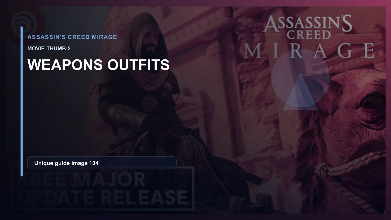 Assassin's Creed Mirage Weapons and Outfits Hub